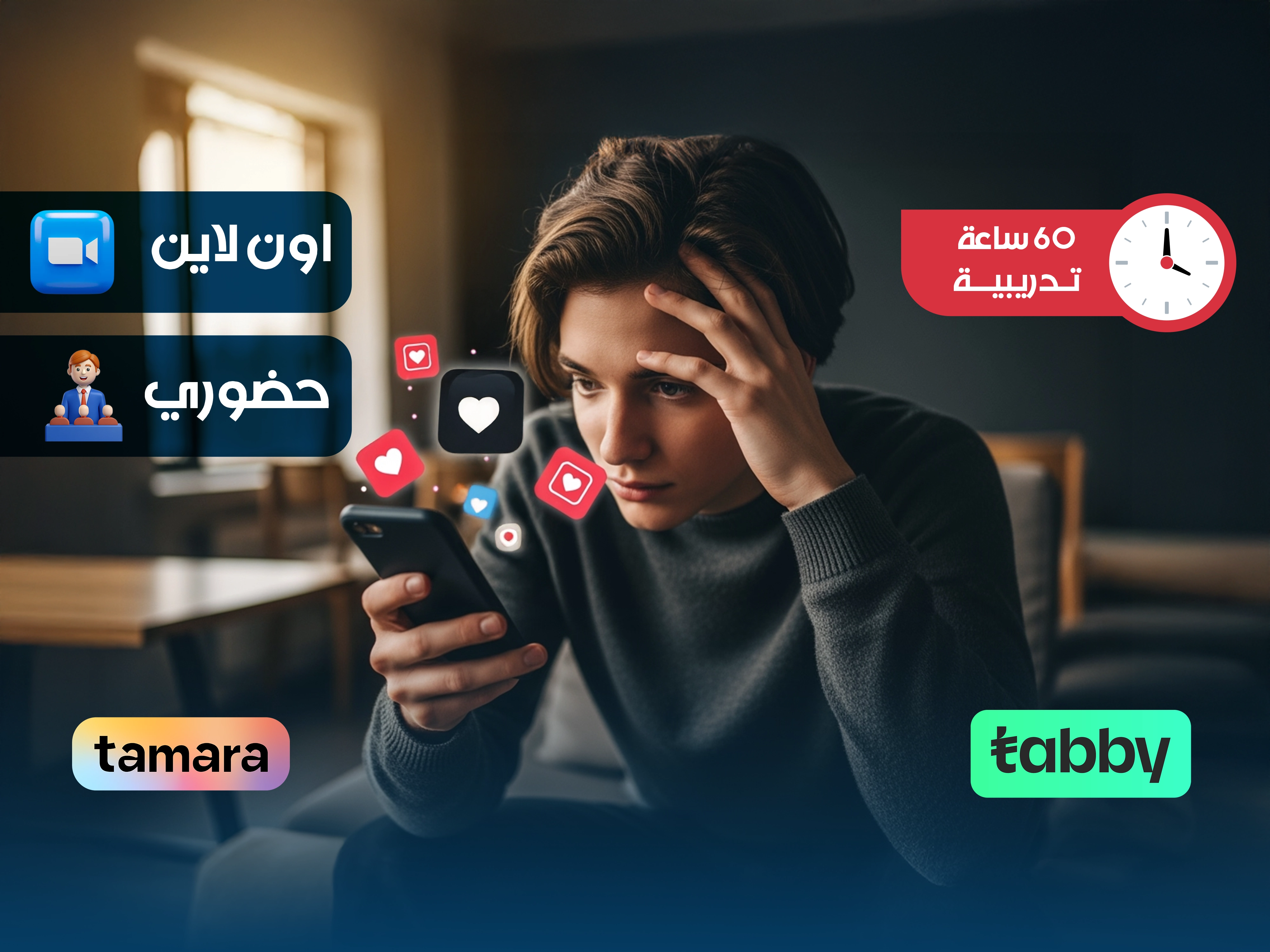البرنامج التدريبي في علم النفس و تأثير منصات السوشيال ميديا علي الافراد